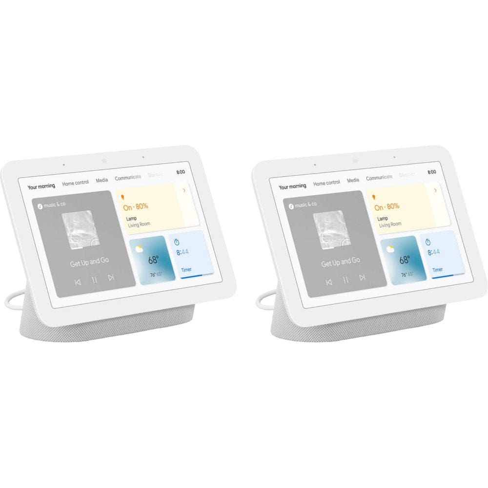 Google Nest Hub 2PK (2nd Gen) - Chalk - Trending Now in Smart Home - Google