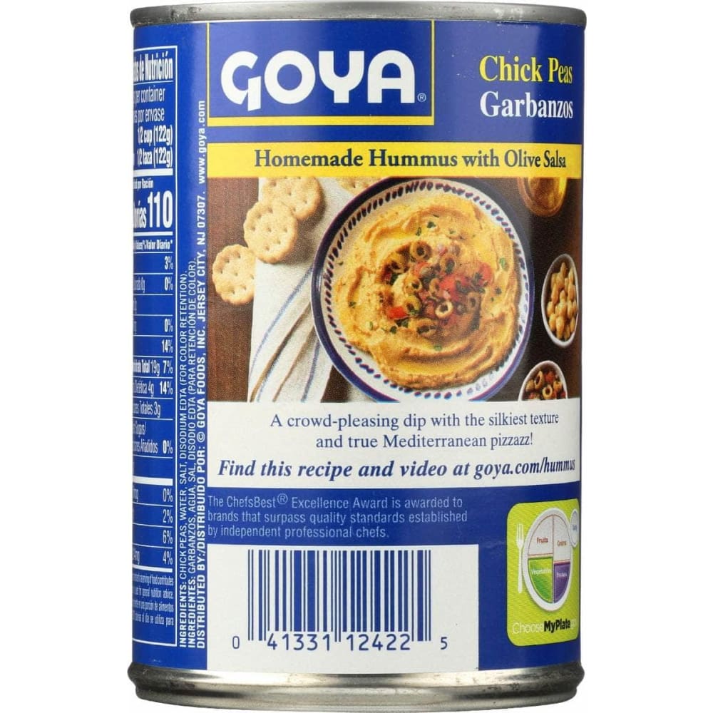 GOYA Grocery > Meal Ingredients > Canned Food GOYA: Chick Peas, 15.5 oz