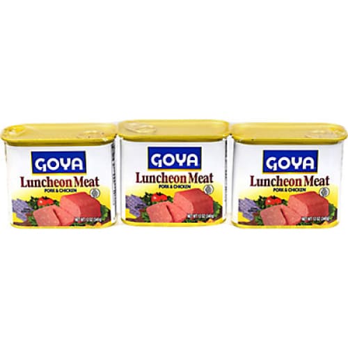 Goya Lunch Meat Pork and Chicken 3 ct. - Home/Grocery/Deli/Packaged Lunch Meat & Cheese/ - Goya