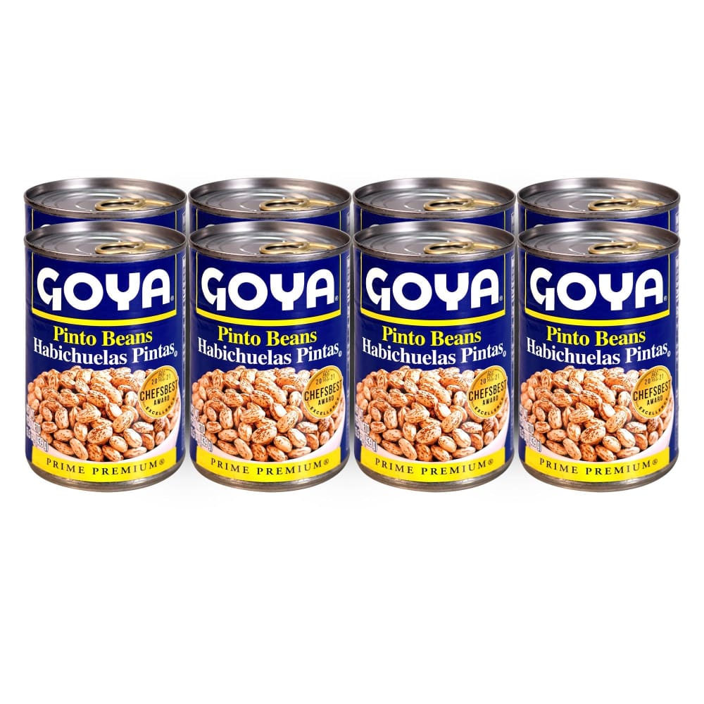 Goya Pinto Beans 8 pk./15.5 oz. - Home/Grocery Household & Pet/Canned & Packaged Food/Canned & Jarred Food/Fruit & Vegetables/ - Goya