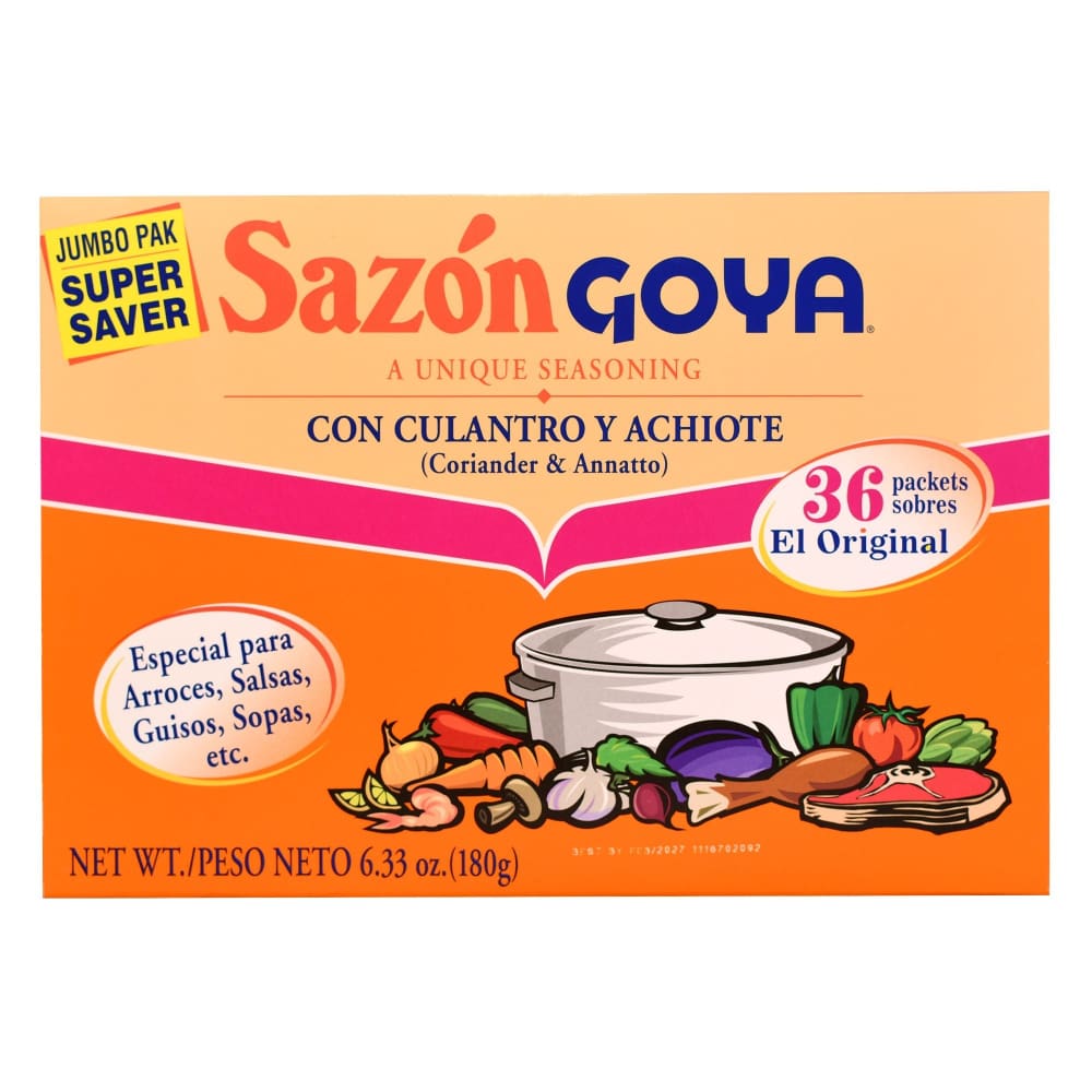 GOYA Sazon Natural Y Completo Seasoning 36 ct. - Goya