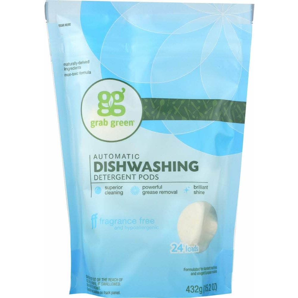Grab Green Grab Green Automatic Dishwashing Detergent Fragrance Free, 15.2 oz