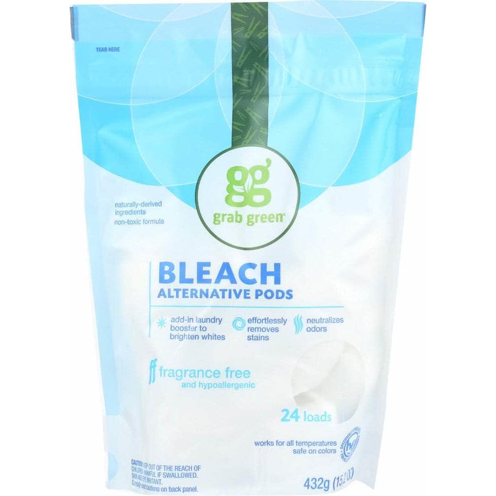 Grab Green Grab Green Bleach Alternative Fragrance Free Pouch 24 Count, 15.2 oz