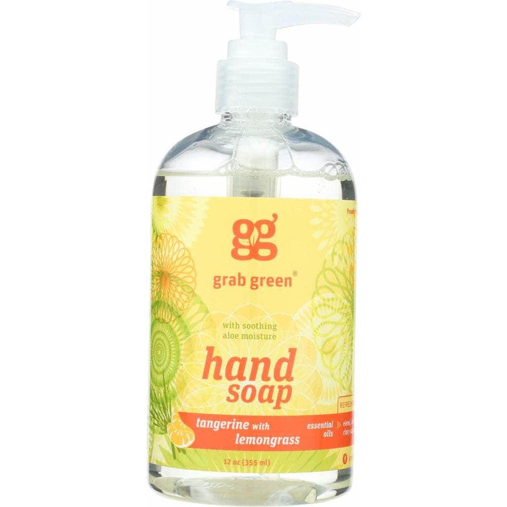 GRAB GREEN Bath & Body > Hand Soaps GRAB GREEN: Hand Soap Tangerine with Lemongrass, 12 Oz