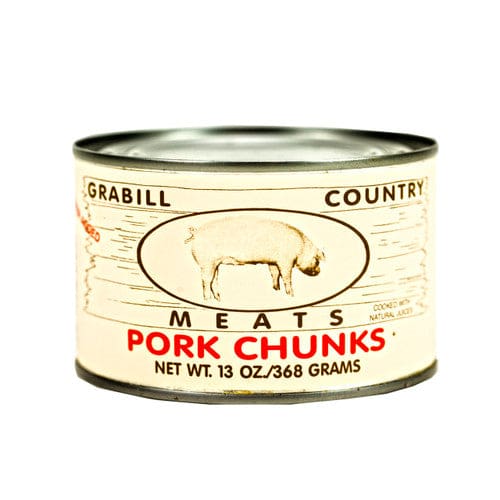Grabill Country Meats Pork Chunks 13oz (Case of 12) - Misc/Misc Bulk Foods - Grabill Country Meats