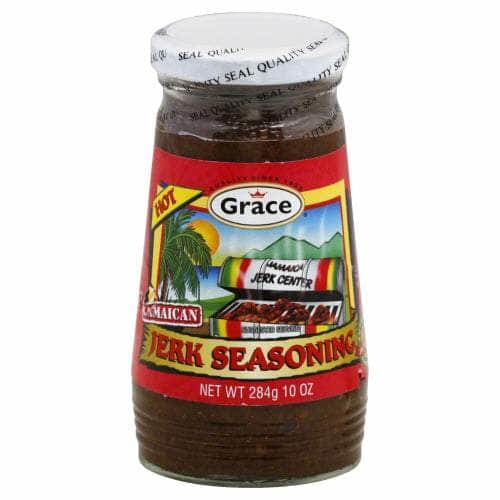 Grace Foods Grace Caribbean Jamaican Jerk Seasoning Hot, 10 oz
