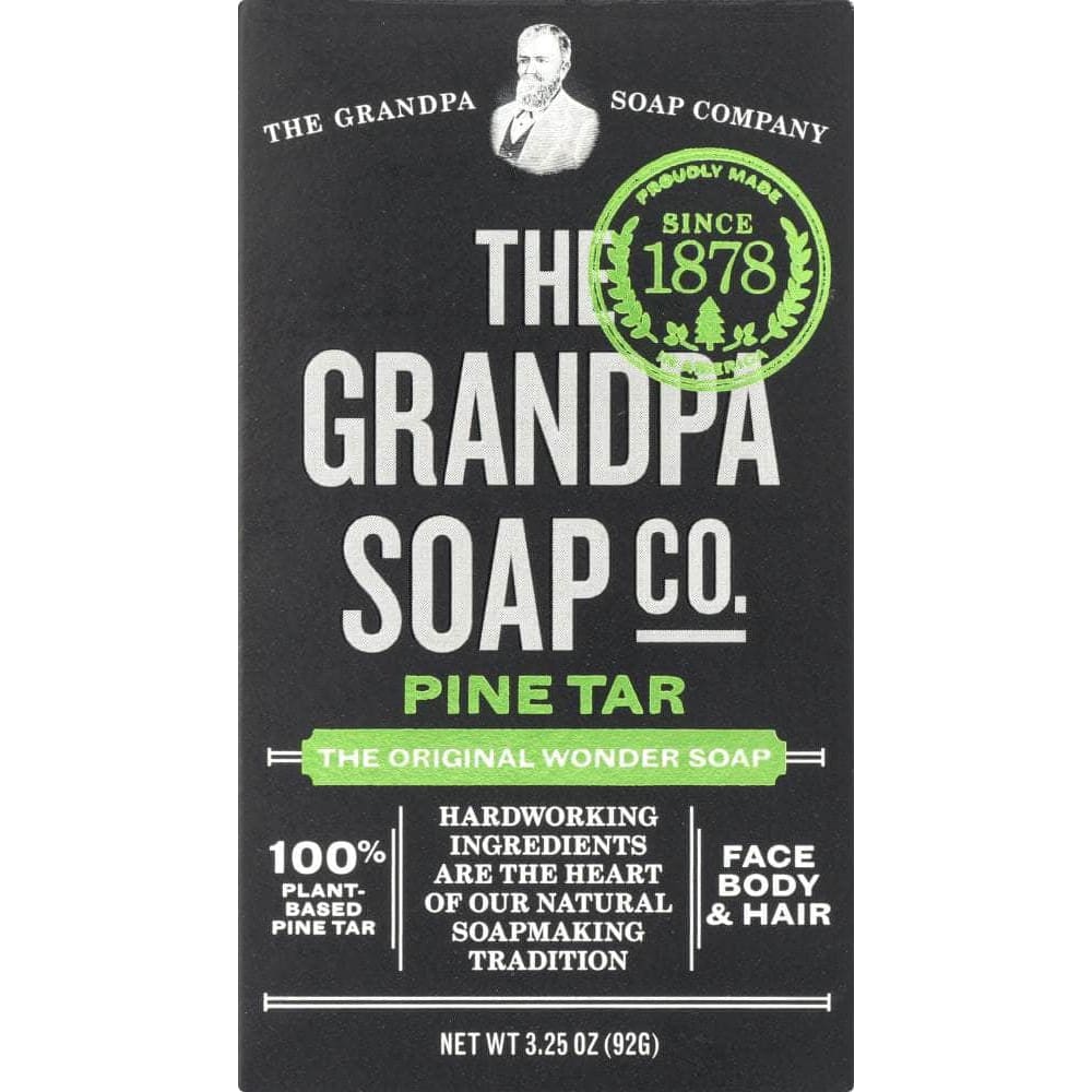 The Grandpa Soap Company Grandpa's Wonder Pine Tar Soap, 3.25 oz