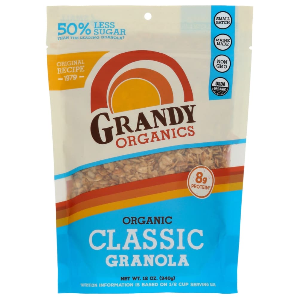 GRANDY OATS: Organic Classic Granola 12 oz (Pack of 4) - GRANDY OATS