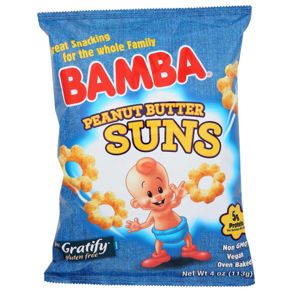 GRATIFY: Bamba Peanut Butter Suns 4 oz (Pack of 5) - Grocery > Beverages > Coffee Tea & Hot Cocoa > Snacks Other - GRATIFY