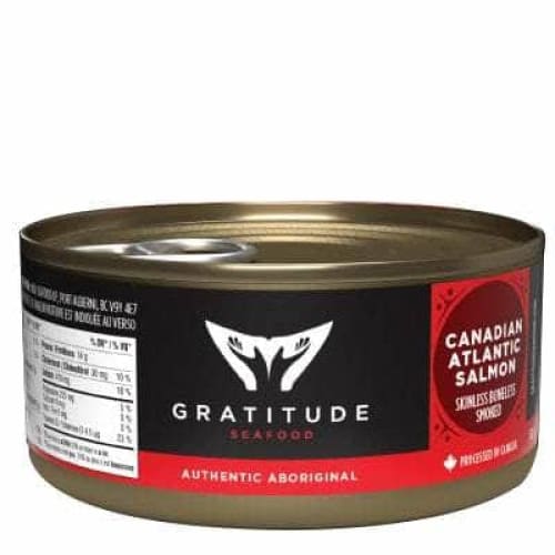 GRATITUDE SEAFOOD Grocery > Pantry > Meat Poultry & Seafood GRATITUDE SEAFOOD: Skinless Boneless Smoked Salmon, 5.3 oz