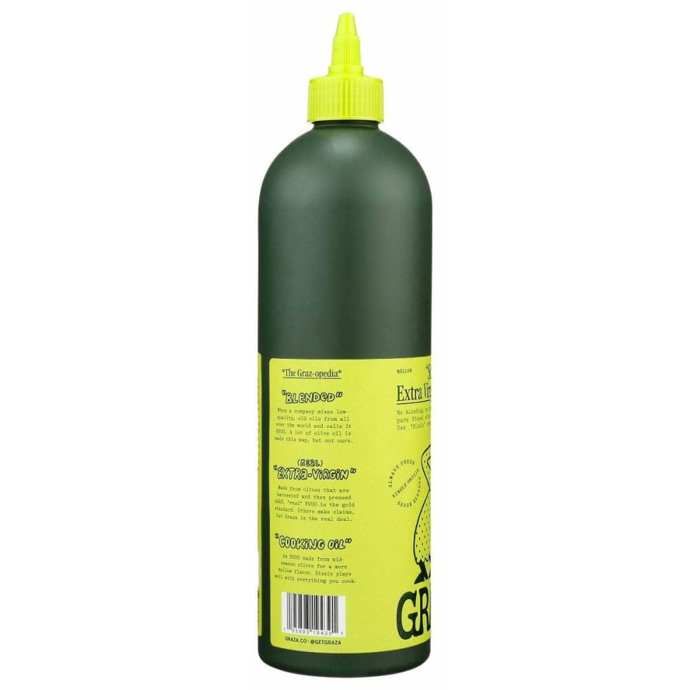 GRAZA Grocery > Cooking & Baking > Cooking Oils & Sprays GRAZA: Sizzle Extra Virgin Olive Oil, 750 ml
