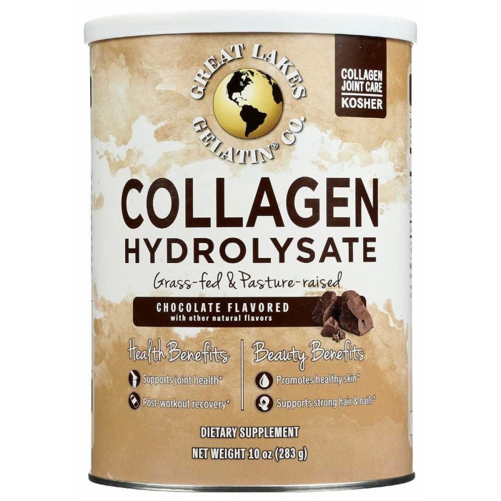 GREAT LAKES Great Lakes Collagen Pwdr Chocolate, 10 Oz