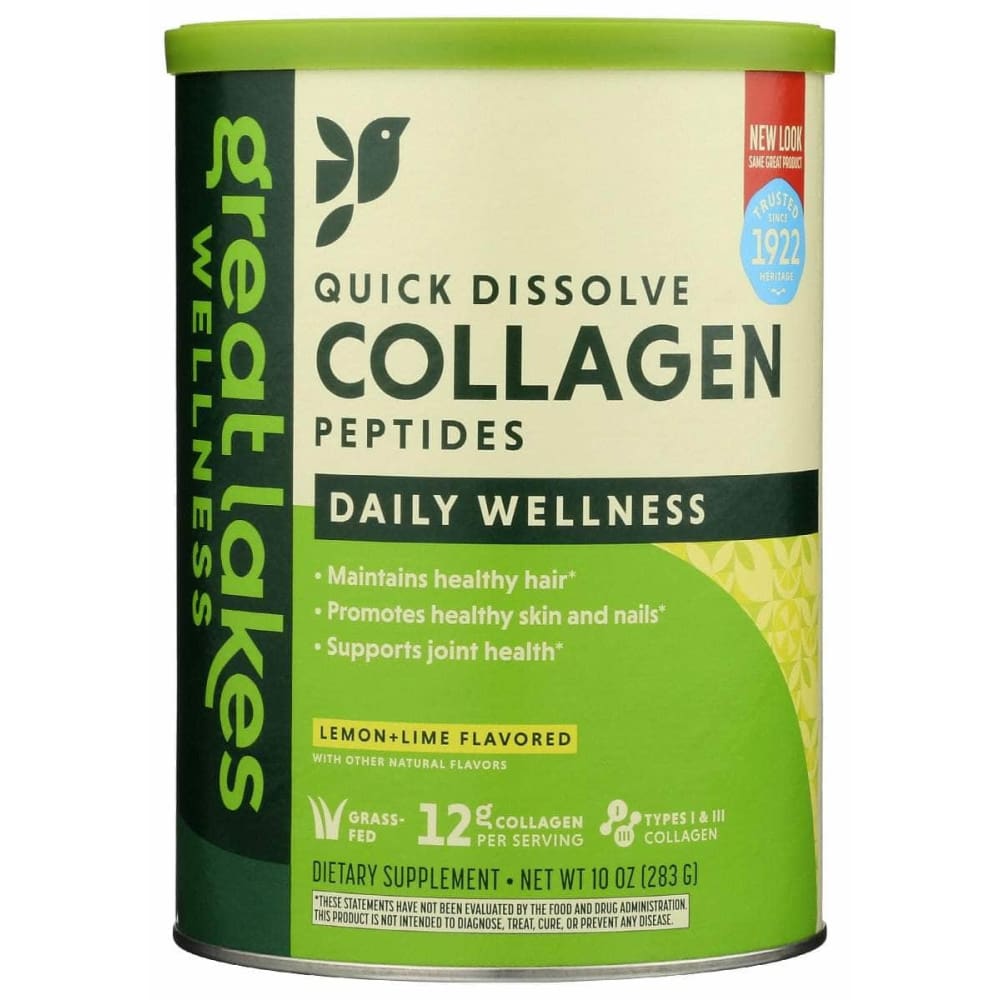 GREAT LAKES Vitamins & Supplements > Miscellaneous Supplements GREAT LAKES: Collagen Powder Lemon Lim, 10 oz