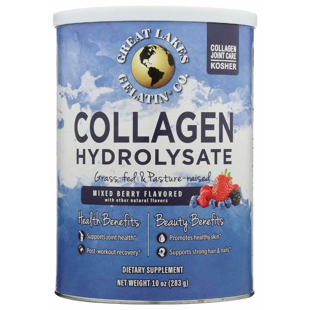 GREAT LAKES Vitamins & Supplements > Miscellaneous Supplements GREAT LAKES: Collagen Powder Mxd Brry, 10 oz