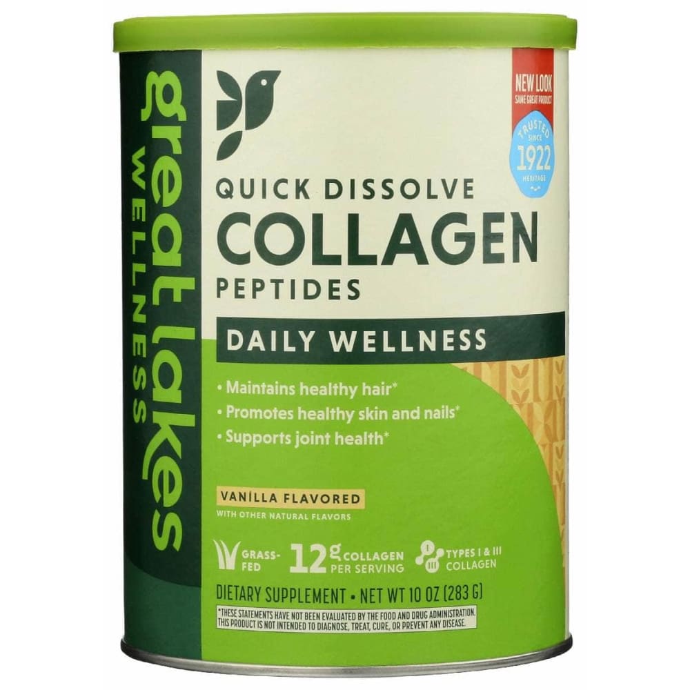 GREAT LAKES Vitamins & Supplements > Miscellaneous Supplements GREAT LAKES: Collagen Powder Vanilla, 10 oz