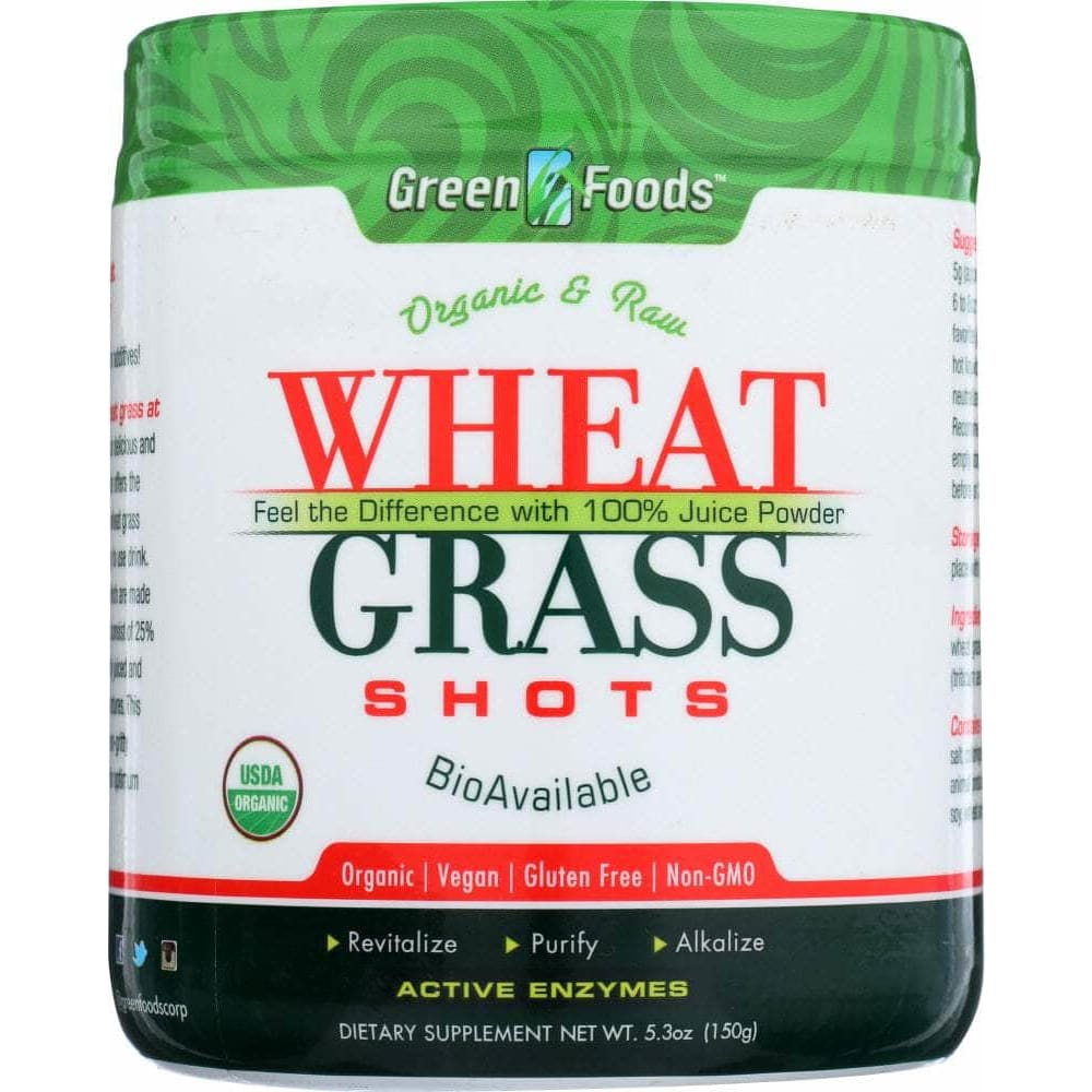 Green Foods Green Foods Organic and Raw Wheat Grass Shots 30 Servings, 5.3 oz