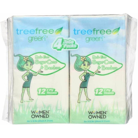 GREEN2 GREEN2 Tissue Facial Tree Free, 4 pk