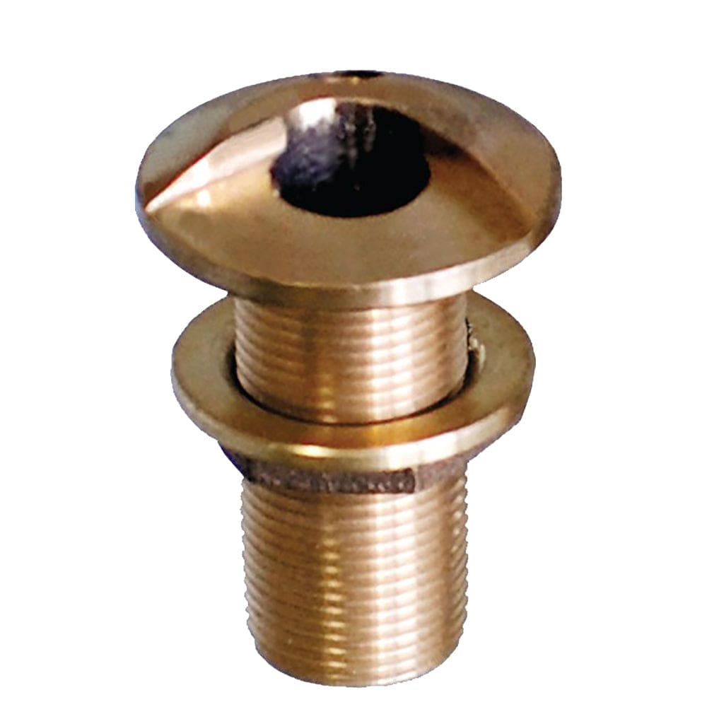 GROCO 1-1/ 2 Bronze High Speed Thru-Hull Fitting w/ Nut - Marine Plumbing & Ventilation | Thru-Hull Fittings - GROCO