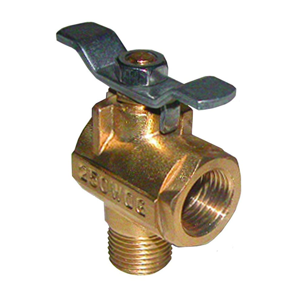 GROCO 1/ 2 NPT 90° Bronze Fuel Valve - Marine Plumbing & Ventilation | Fittings - GROCO