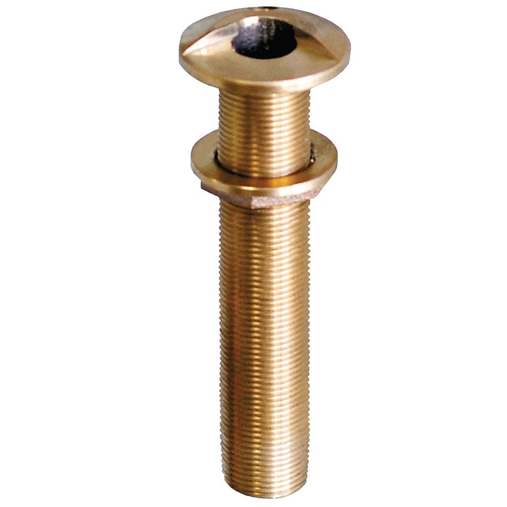 GROCO 1-1/ 4 Bronze Extra Long High Speed Thru-Hull Fitting w/ Nut - Marine Plumbing & Ventilation | Thru-Hull Fittings - GROCO