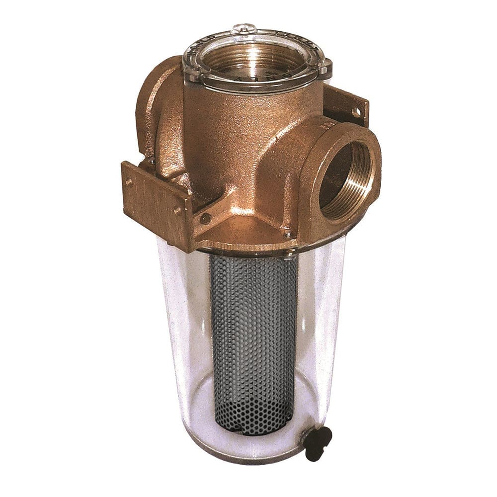 GROCO ARG-1250 Series 1-1/ 4 Raw Water Strainer w/ Monel Basket - Marine Plumbing & Ventilation | Strainers & Baskets - GROCO