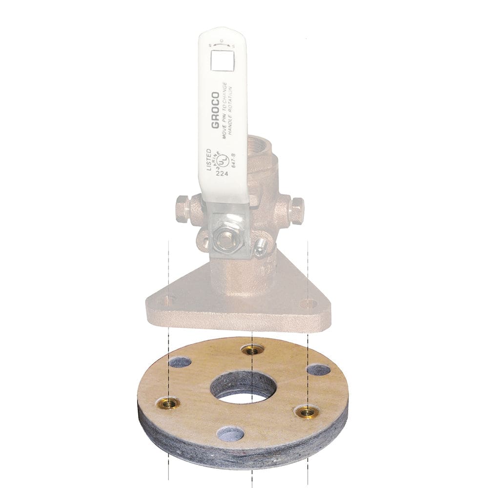 GROCO Backing Block f/ 1-1/ 4 & 1-1/ 2 Seacocks - Marine Plumbing & Ventilation | Fittings - GROCO