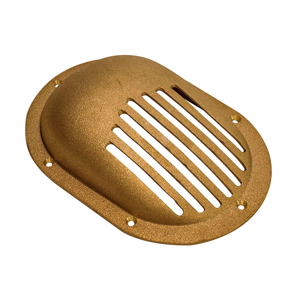 GROCO Bronze Clam Shell Style Hull Strainer w/ Mount Ring f/ Up To 1-1/ 2 Thru Hull - Marine Plumbing & Ventilation | Fittings - GROCO