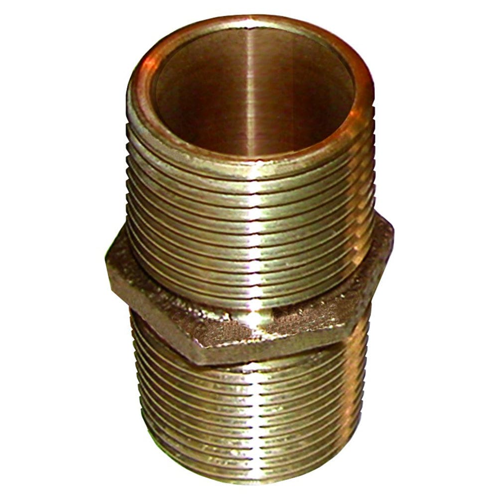 GROCO Bronze Pipe Nipple - 1-1/ 2 NPT - Marine Plumbing & Ventilation | Fittings - GROCO