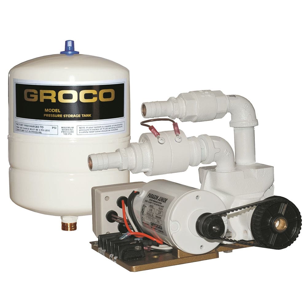 GROCO Paragon Junior 12v Water Pressure System - 1 Gal Tank - 7 GPM - Marine Plumbing & Ventilation | Washdown / Pressure Pumps - GROCO