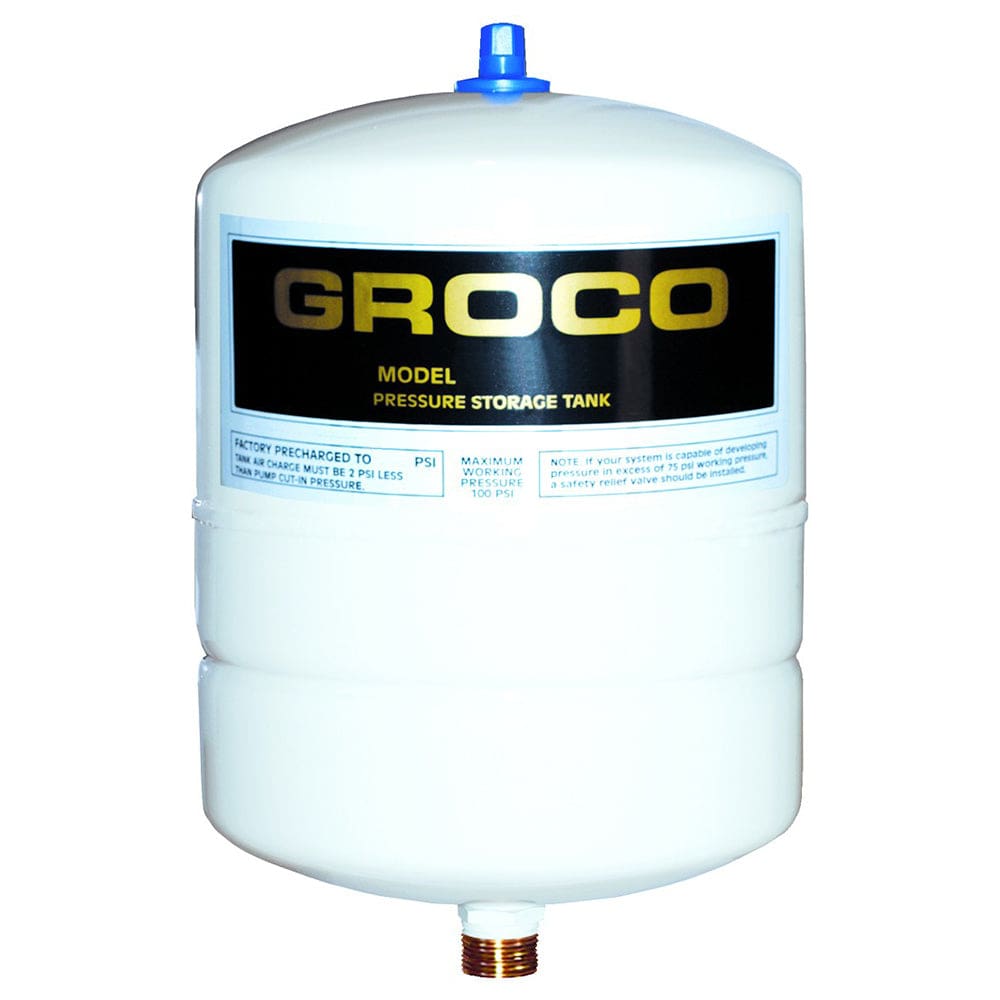 GROCO Pressure Storage Tank - 1.4 Gallon Drawdown - Marine Plumbing & Ventilation | Washdown / Pressure Pumps - GROCO