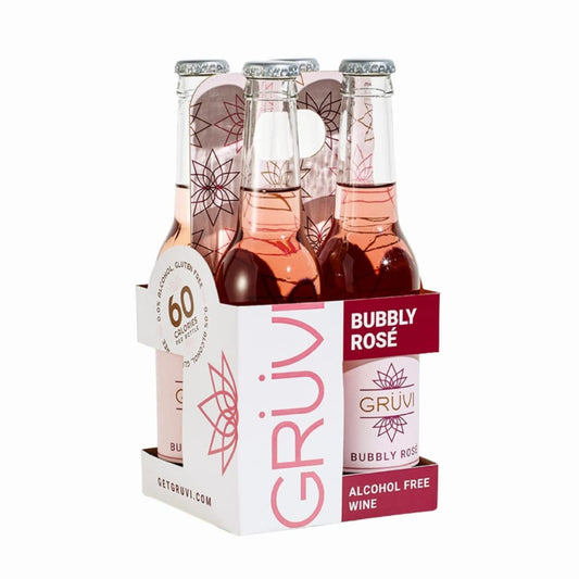 GRUVI: Rose Bubbly Na 4Pk 37.2 FO - Beverages - GRUVI
