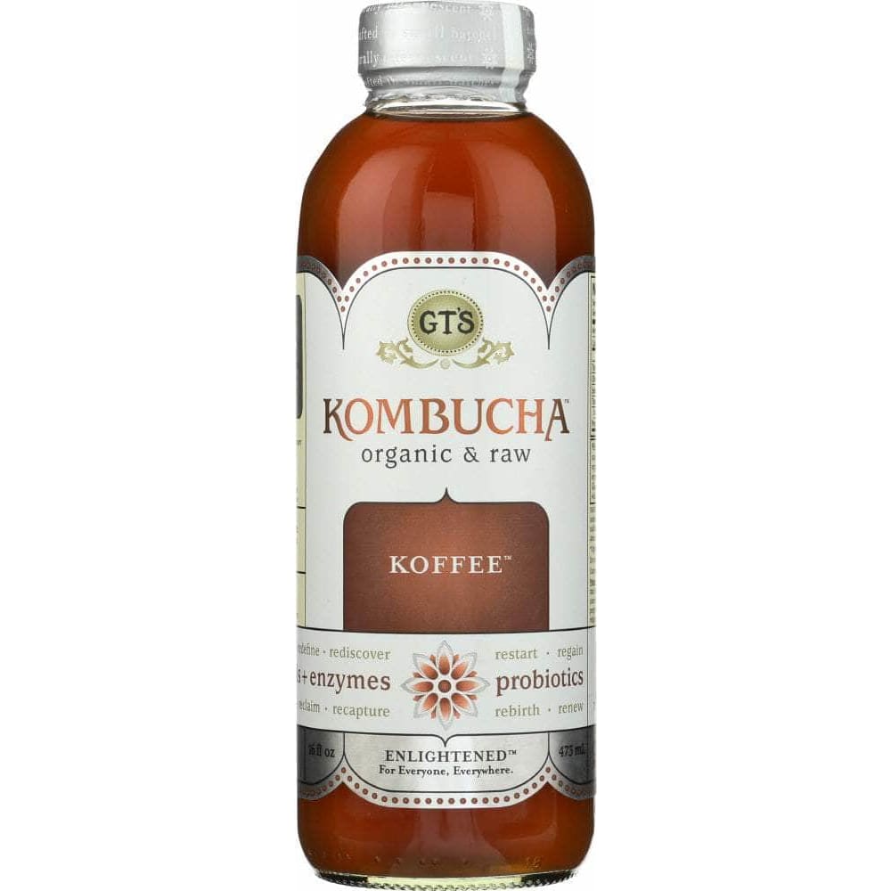 Gts Living Foods Gt's Enlightened Kombucha Enlightened Kombucha Koffee, 16 oz
