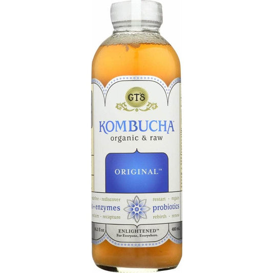 Gts Living Foods Gt's Enlightened Kombucha Organic Raw Kombucha Original, 16 Oz