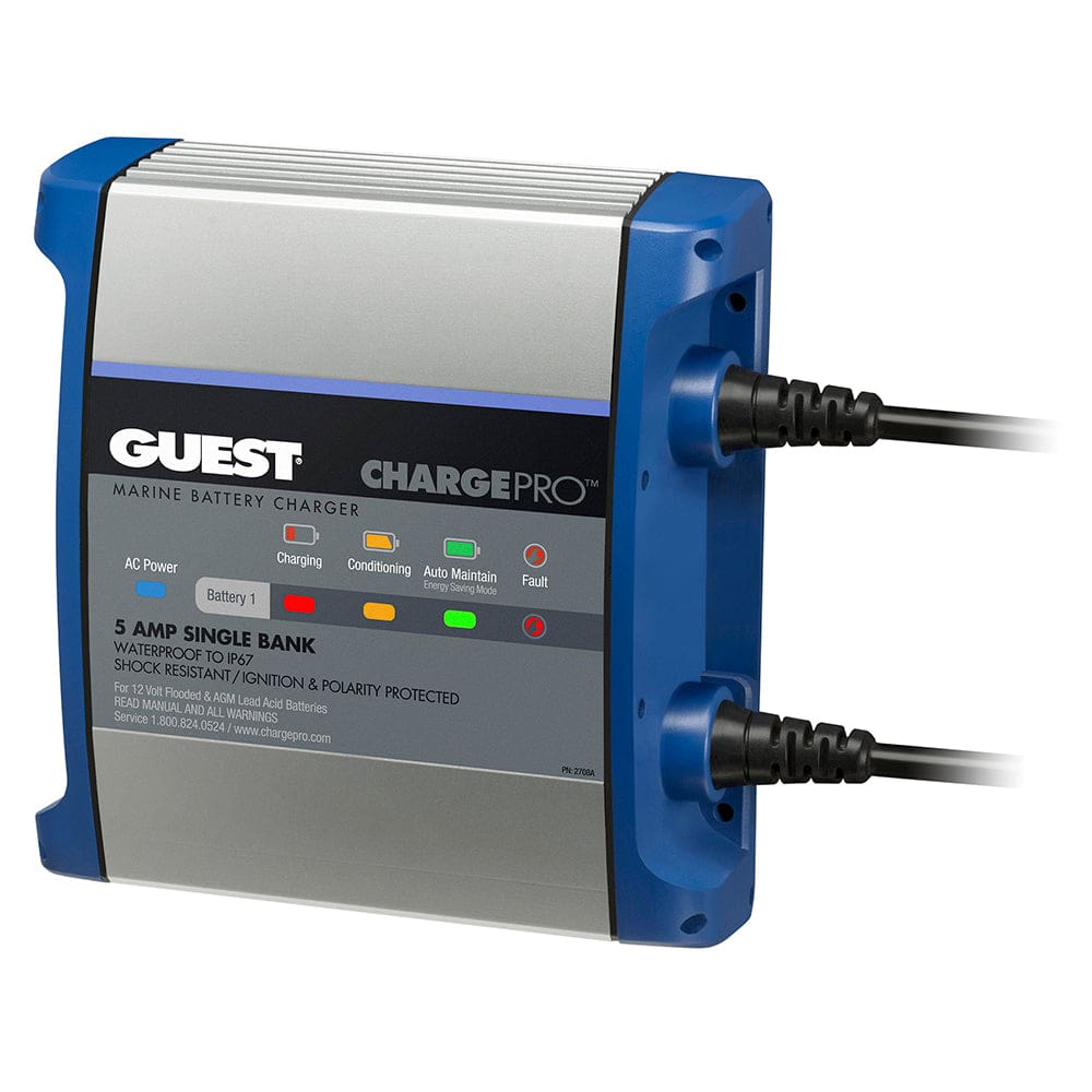 Guest On-Board Battery Charger 5A / 12V - 1 Bank - 120V Input - Electrical | Battery Chargers - Guest