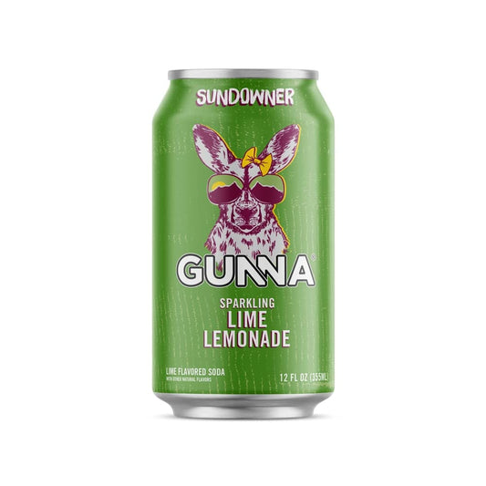GUNNA: Lemonade Sparkling Lime 12 FO (Pack of 6) - Grocery > Beverages > Sodas - GUNNA