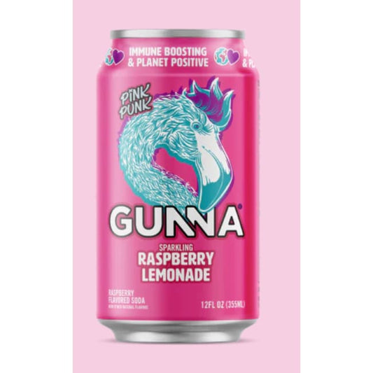 GUNNA: Lemonade Sprkl Raspberry 12 FO (Pack of 6) - Grocery > Beverages > Sodas - GUNNA