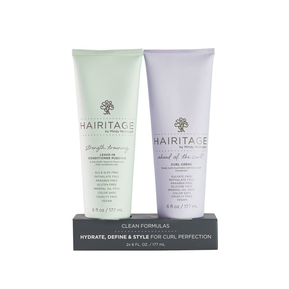 Hairitage Curl Defining CrÃ¨me and Leave-in Conditioner Pudding Duo - Styling Products - Hairitage