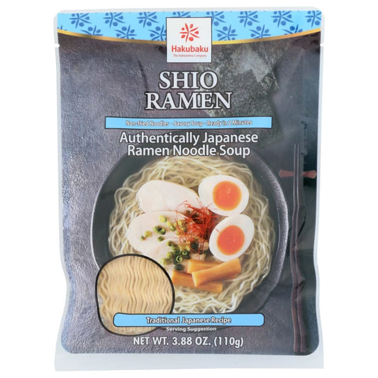 HAKUBAKU: Shio Ramen 3.88 oz (Pack of 5) - Food - HAKUBAKU