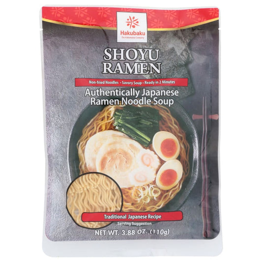 HAKUBAKU: Shoyu Ramen 3.88 oz (Pack of 5) - Food - HAKUBAKU