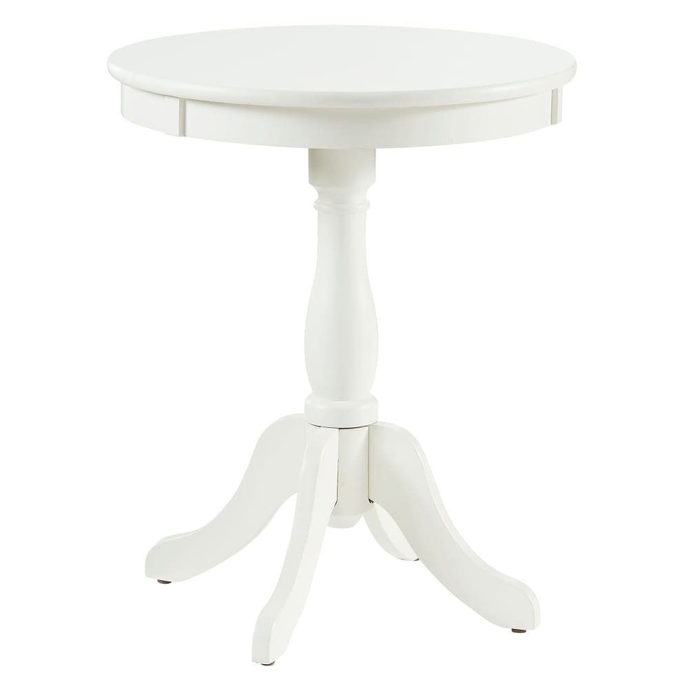 Powell Halke Side Table - White - Home/Furniture/Living Room Furniture/Accent Furniture/Accent & Coffee Tables/ - Powell