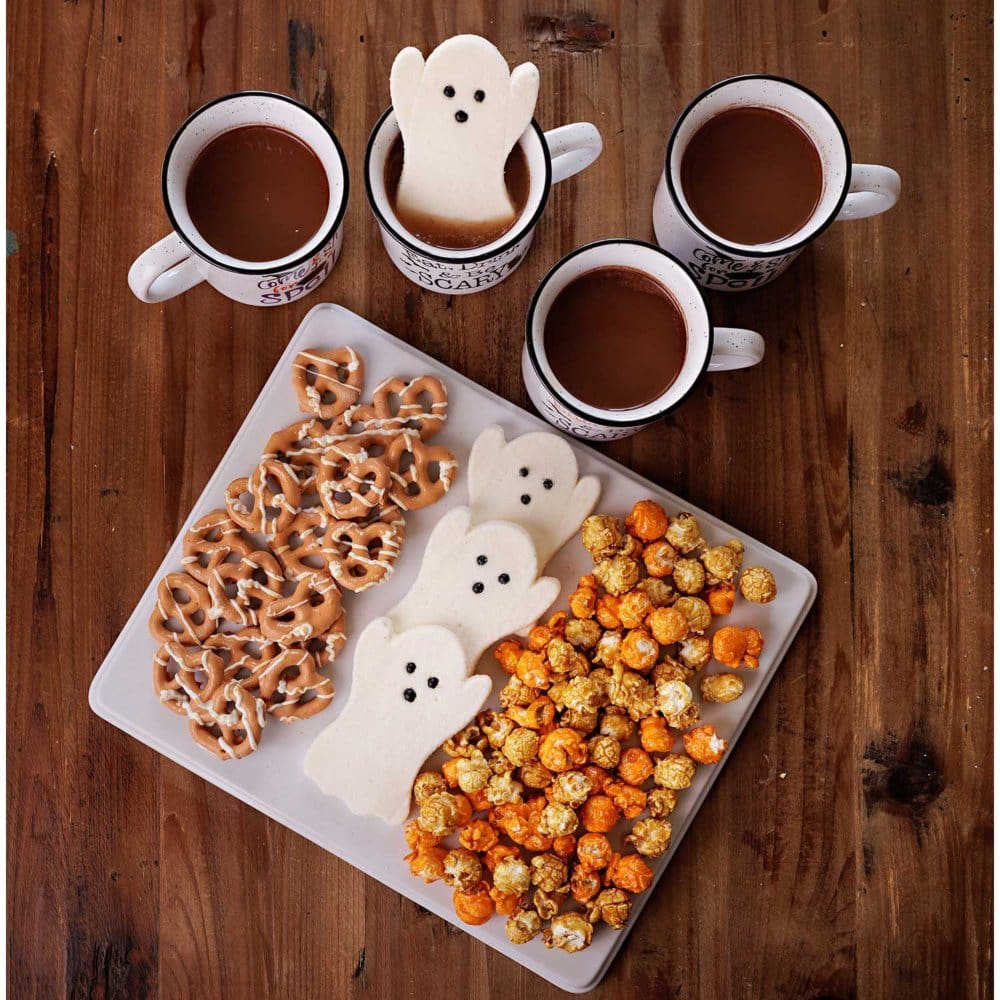 Halloween Treats and Cocoa Serving Set 12.6 oz. - Halloween Gift Baskets & Food - ShelHealth