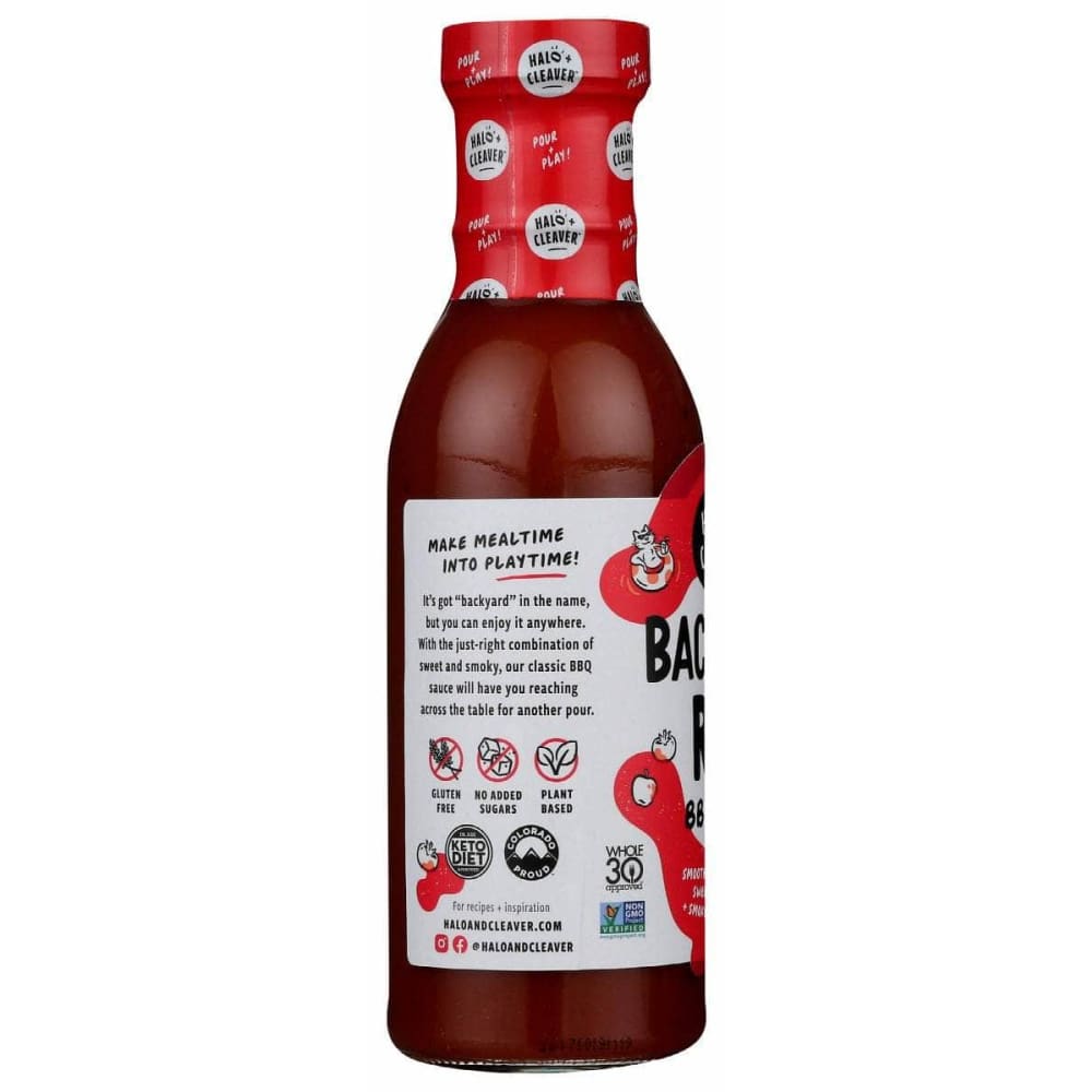 HALO AND CLEAVER Grocery > Cooking & Baking > Seasonings HALO AND CLEAVER: Sauce Bbq Backyard Red, 13 oz