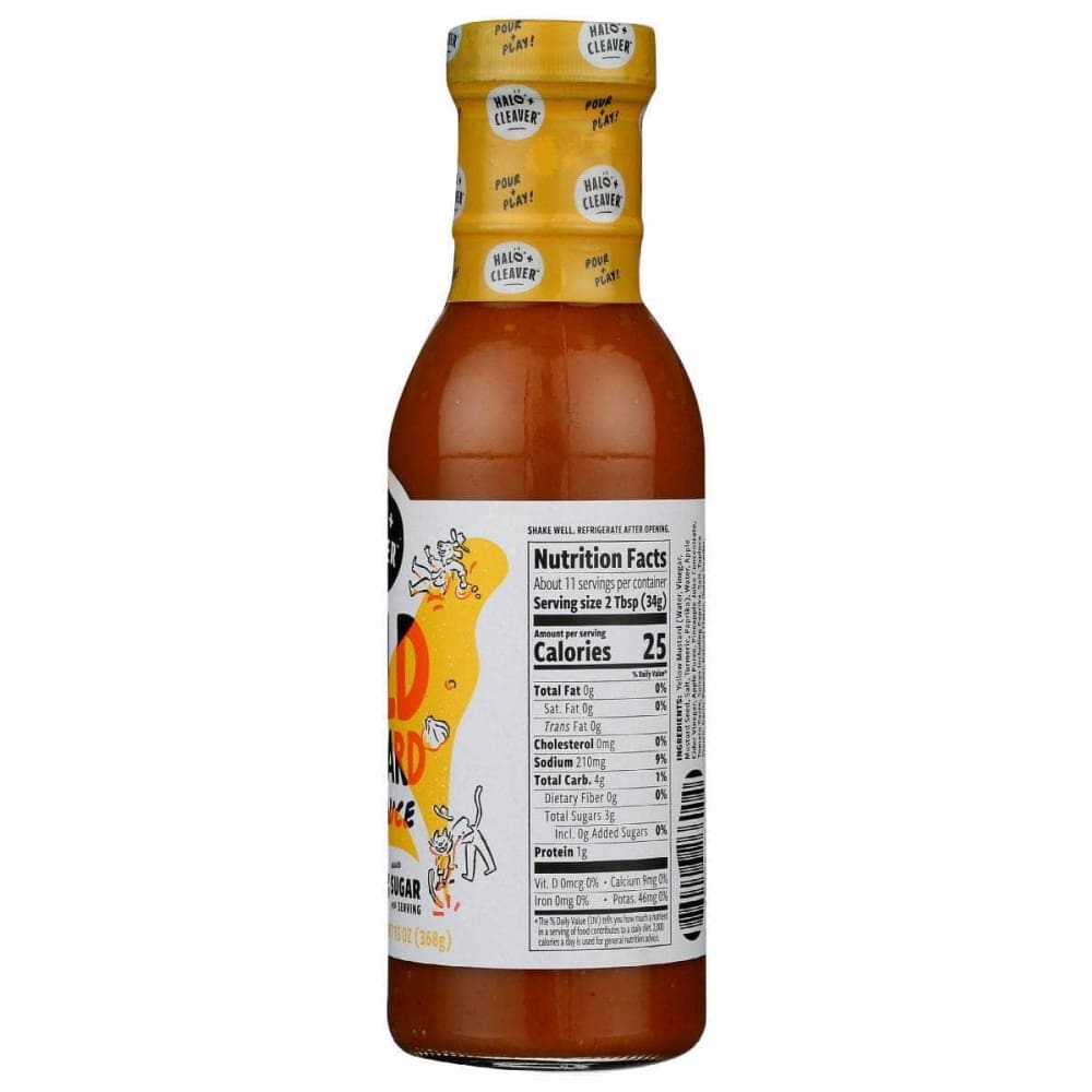 HALO AND CLEAVER Grocery > Cooking & Baking > Seasonings HALO AND CLEAVER: Sauce Bbq Gold Mustard, 13 oz