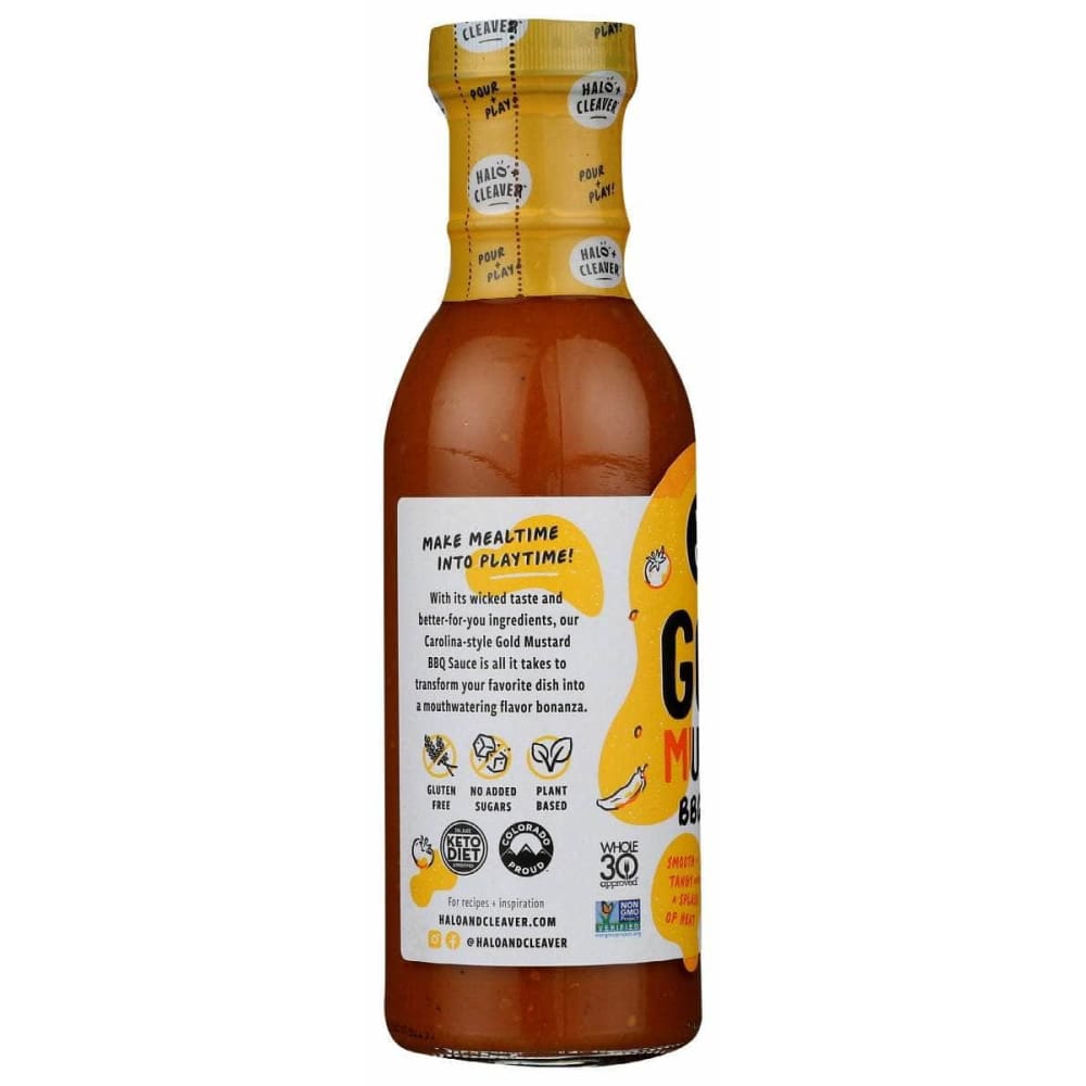 HALO AND CLEAVER Grocery > Cooking & Baking > Seasonings HALO AND CLEAVER: Sauce Bbq Gold Mustard, 13 oz
