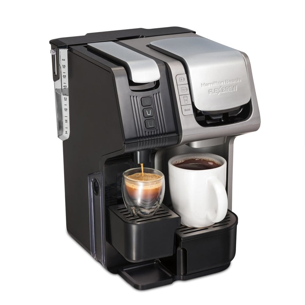 Hamilton Beach FlexBrew 3-in-1 Universal Coffee Maker - Coffee Tea & Espresso Makers - Hamilton