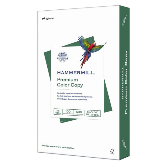 Hammermill - Color Copy Paper 100 Brightness 8-1/2 x 14 Photo White - 500/Ream - Copy & Multipurpose Paper - Hammermill