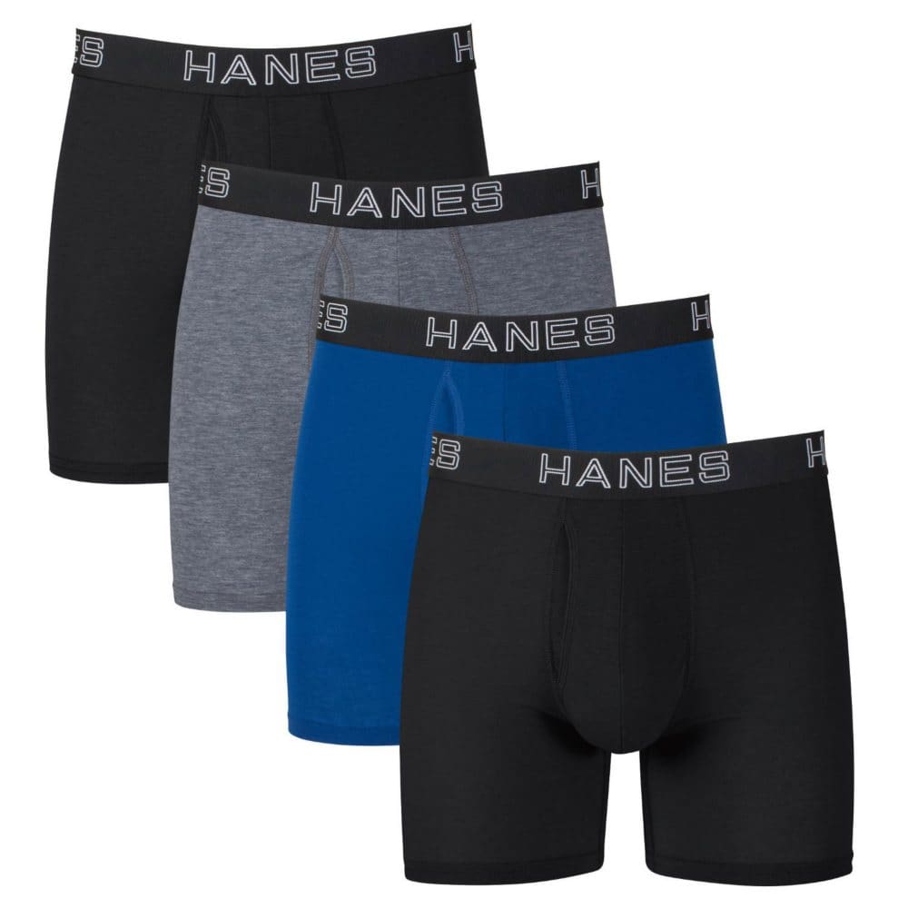 Hanes Best Total Support Pouch Boxer Brief 4 Pack - Father’s Day Essentials - Hanes