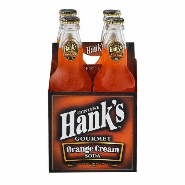 Hanks Hanks Gourmet Soda Orange Cream 4 Pack, 48 fl. oz.