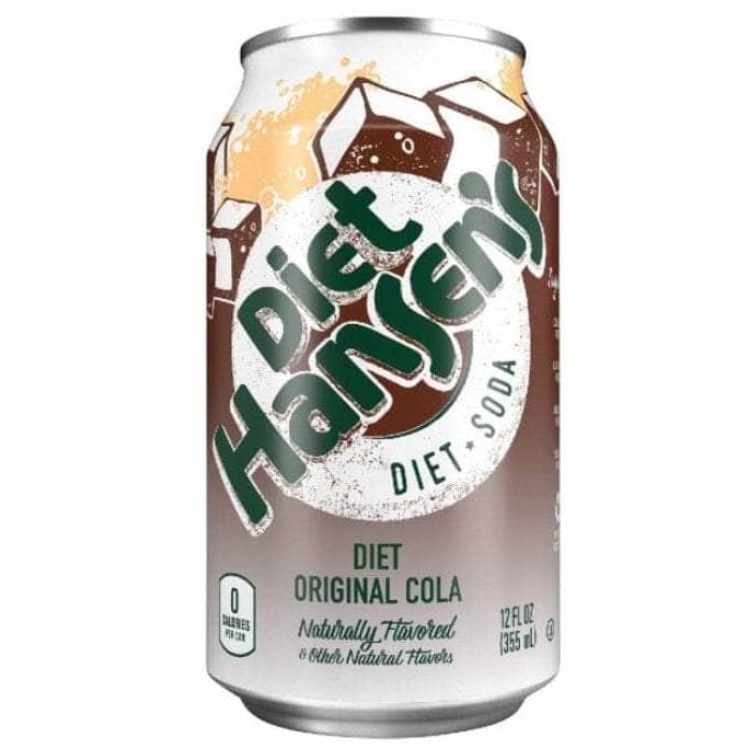 Hansens Hansen Diet Soda Original Cola 6-12oz, 72 oz