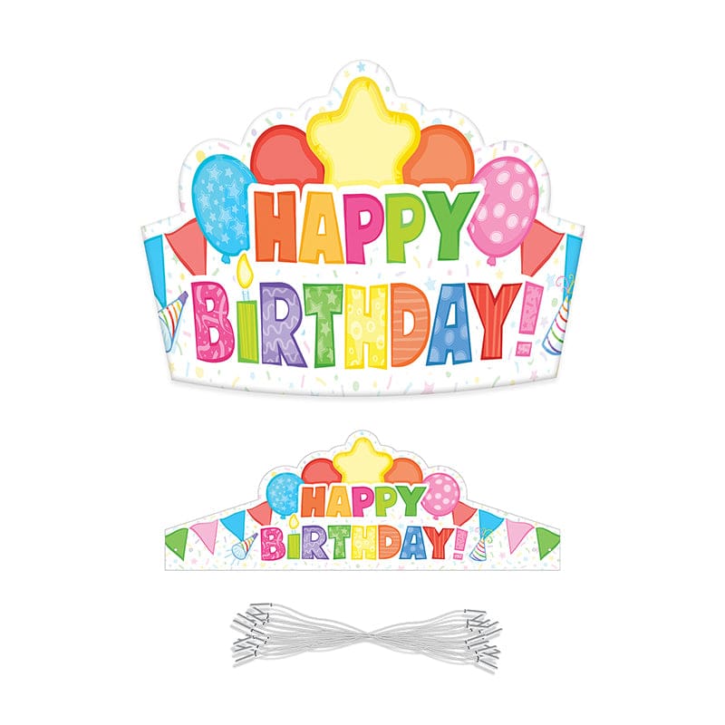 Happy Birthday Crowns (Pack of 3) - Crowns - Carson Dellosa Education